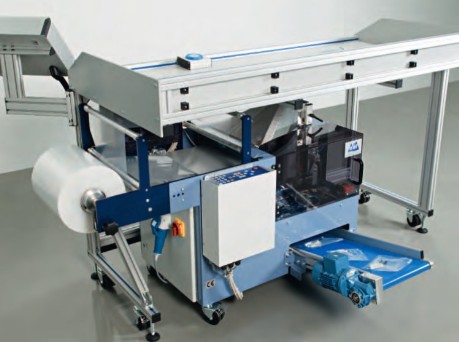 Verpackungsmaschine Verpackungsmaschine 300-FF-Basic; kleine senkrechte Verpackungsmaschine für leichte Produkte