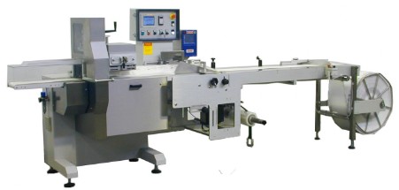 horizontale Flow Pack Maschine mit rotierendem Schweißsystem