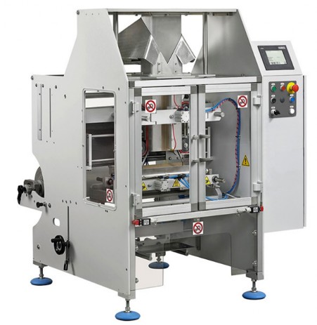 Verpackungsmaschine Verpackungsmaschine Colorado, senkrechte Verpackungsmaschine für Beutel mit Rückennaht und für leichte Produkte