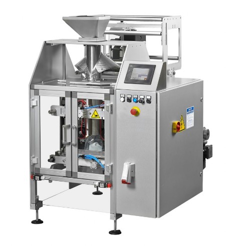 Verpackungsmaschine Verpackungsmaschine Colorado, senkrechte Verpackungsmaschine für Beutel mit Rückennaht und für leichte Produkte