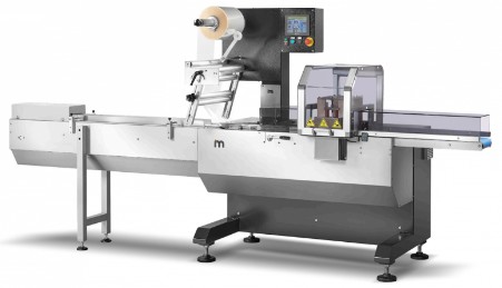 horizontale Flow Pack Maschine mit rotierendem Schweißsystem